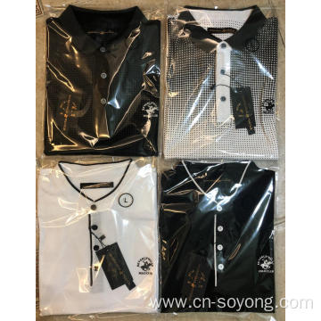 Manufacturer OEM Custom Made Men's Solid Stripe Polo Shirts